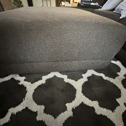 Graphite (grey) Ottoman