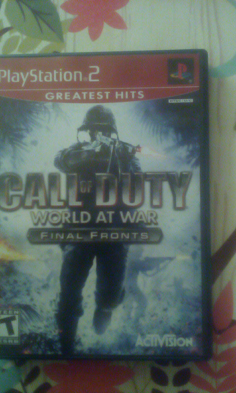 Call of Duty World at War Final Fronts Sony Playstation 2 Game