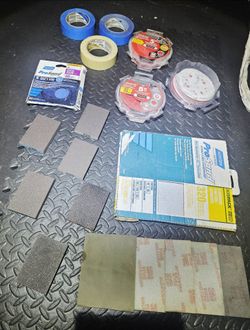 Tape and sand paper kit