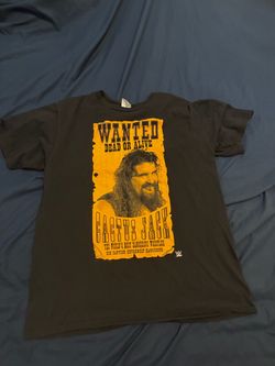 WWE Cactus Jack Mick Foley Wanted Dead or Alive Wrestling Tee