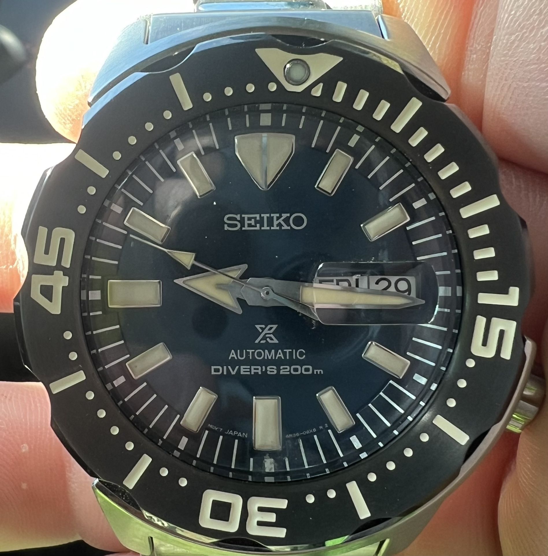 Sieko Blue Dial Diver Watch