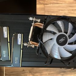 PC Case, 16GB Ram, CPU cooler with Fans