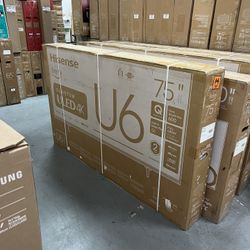 Hisense 75” ULED U6 Series 4K HDR Smart Tv