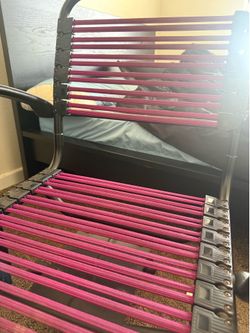 Bungee Cord Chair with Metal Frame