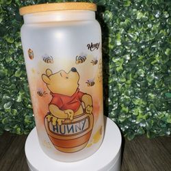 Winnie The Pooh  Libby Glass Cup