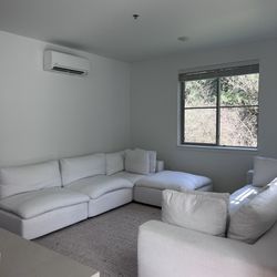 White 7 Piece Sectional Sofa 