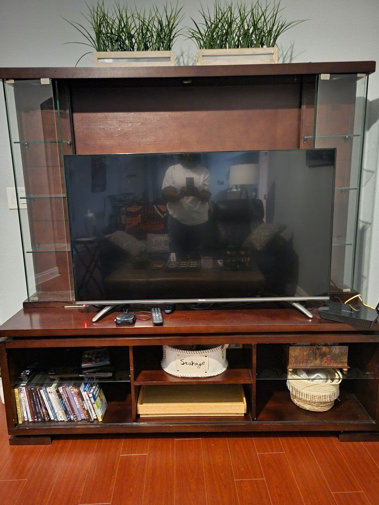 Cherry Oak Entertainment Center