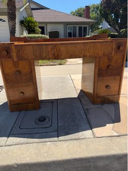 Wood Vanity/Desk