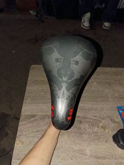 BMX Bike Seat with Skull Print