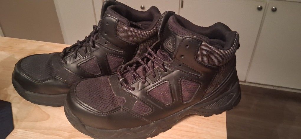 Steel toe tactical work boots