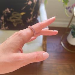 PINK SAPPHIRE ETERNITY RING