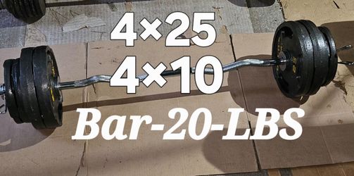 Olympic Curl Bar/Olympic Weights