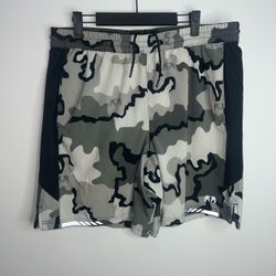 Kuiu Enduro Trainer Lined Shorts Mens Large Black Grey Vias Camo