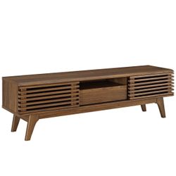 Mid-Century Walnut Tv Stand
