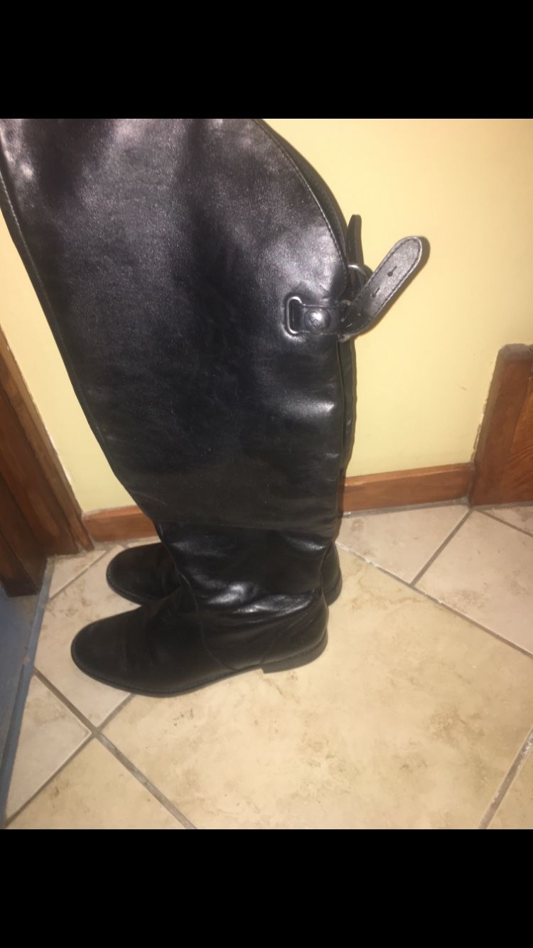 Coach Leather Boots Size 6