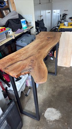 Oak Bar Top Table