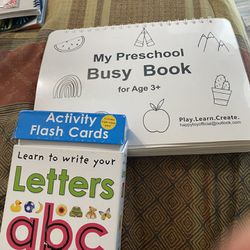 Preschool  Busy Book And Learn To Write Your Letters