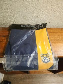 New Bullis Bulldogs BSN SPORTS Warm-Up Track Pant Women's Medium Navy Blue Gold Still in Package