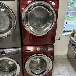 samsung washing machine red color