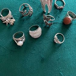 Sterling Silver  Rings Size 7
