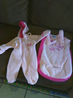 Warm onesie with car seat blanket