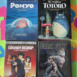 Anime Dvds Lot Of 4