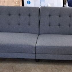New Modern Futon Sofa Gray Color See Pictures For Dimensions