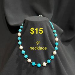 Chunky Murano Style Glass Necklaces for Women Pearl Necklace Statement Necklace Trendy Wedding Party Jewelry Accessories Christmas Stocking Stuffers