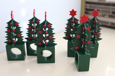 Christmas Napkin Ring Holders