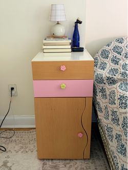 Whimsical Nightstand / Bedside Cabinet