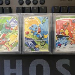 Pokemon First Partners Illustration Collection Cards