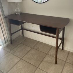 Homeworld Solid Wood Brown Desk