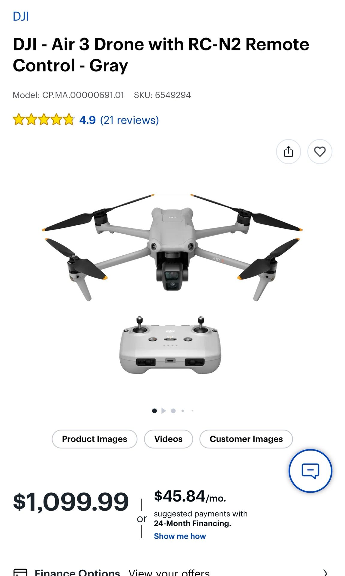 DJI Air 3 (New)