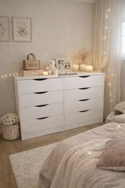 White dresser