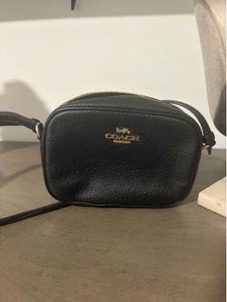 Black coach crossbody purse