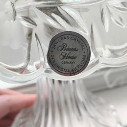 Princess House Crystal Lamp 