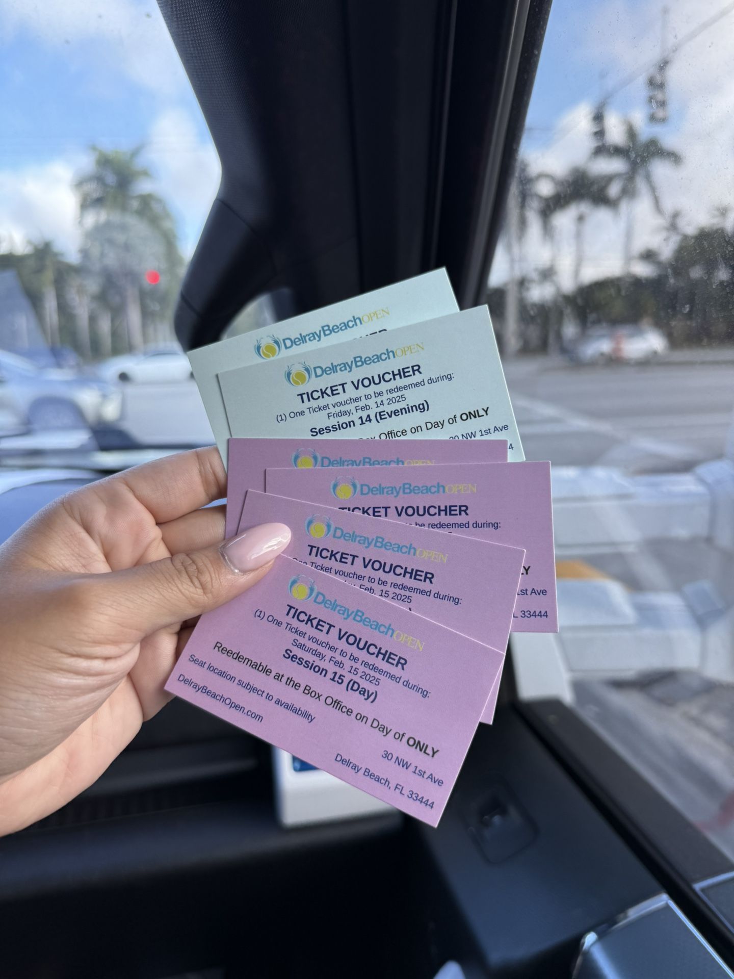 DELRAY OPEN TICKETS