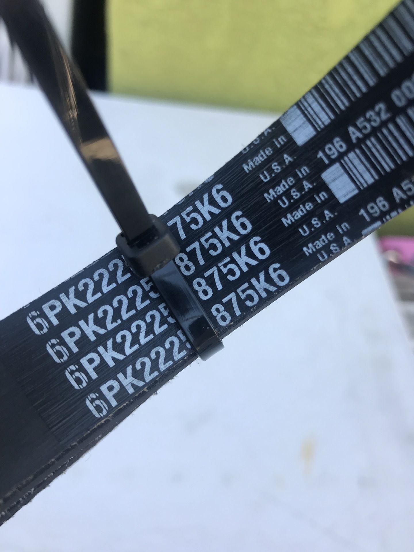 Jeep Grand Cherokee 4.7 Serpentine Belt 6PK2225 875K6