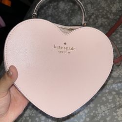 Pink Kate Spade Heart Purse 