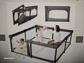 Playpen for babies and toddlers by sweeby baby 79"x71"