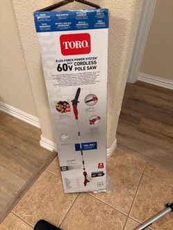 Brand New/Never Used/ Toro Flex-Force 60V Cordless Pole Saw
