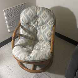 Tribal Cushion Turning/rocking Chair