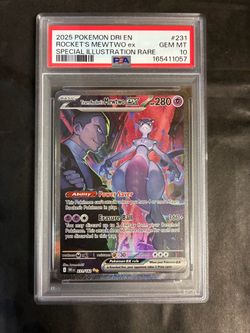GEM MT 10 Team Rockets MewTwo ex