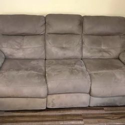 Beige Recliner Couch