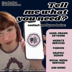 Artist Makes Websites And Graphic Art And Fashion!