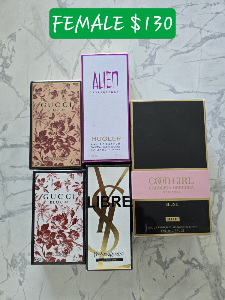 Female Perfumes All 100% Authentic 