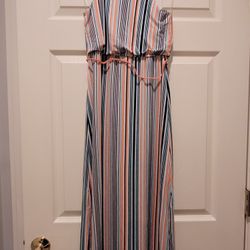 Girls Size 10 Striped Dress