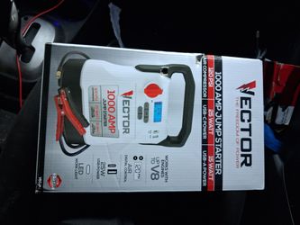 Vector 1000 amp jump starter/ air compressor