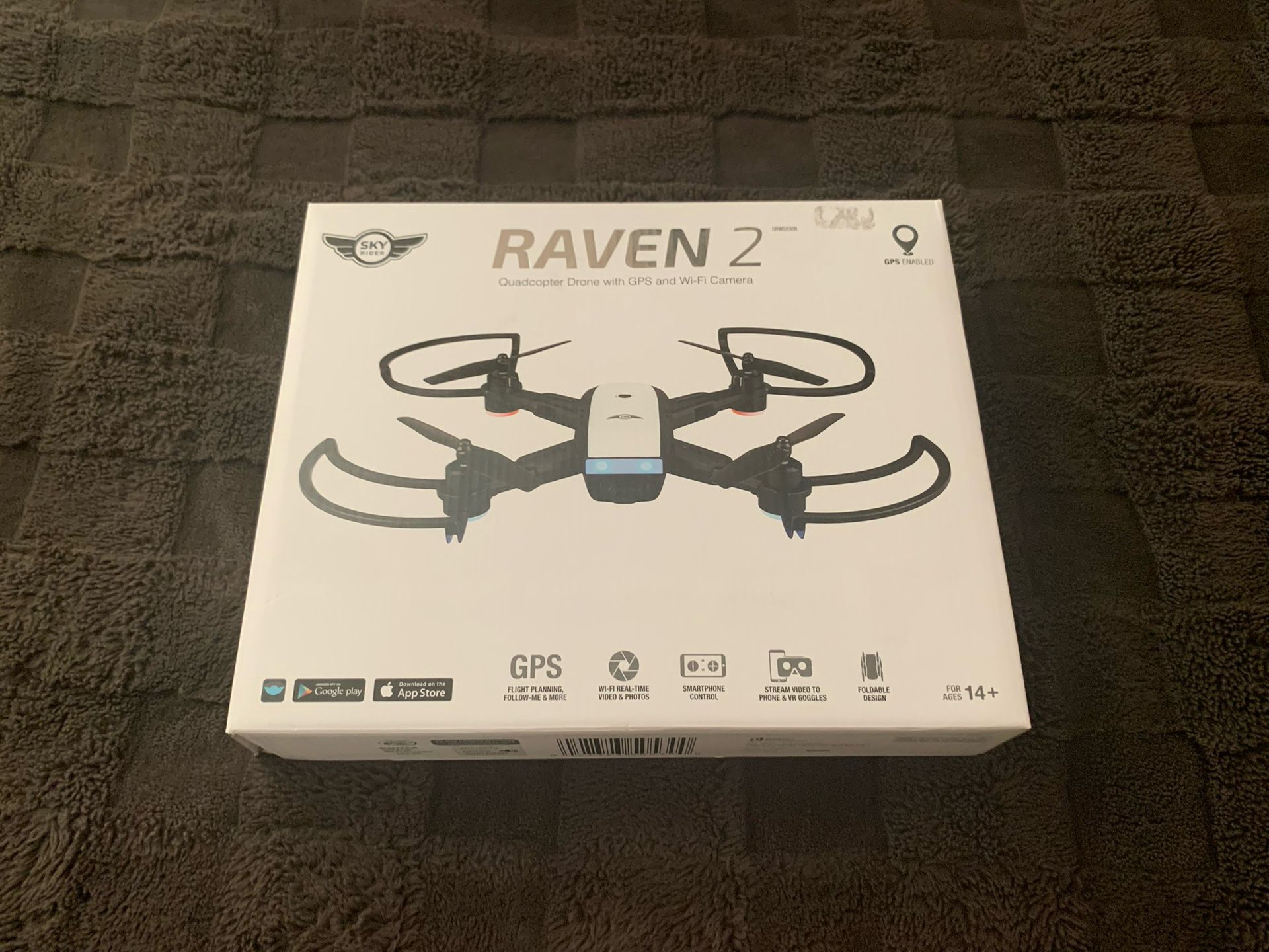 RAVEN 2 quadcopter Drone With GPS And Wi-Fi Camera 