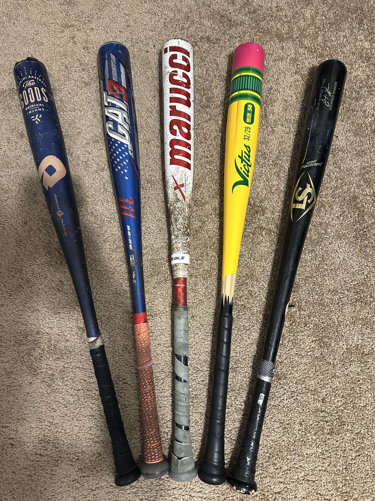 Baseball Drop 3 Bats